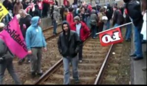Brest (29). La police déloge 200 manifestants à la gare