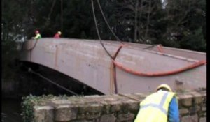 Landerneau. Une passerelle prend l'air