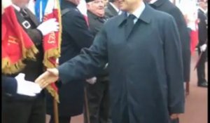 Lanvéoc-Poulmic. Nicolas Sarkozy accueilli par des bourrasques de vent