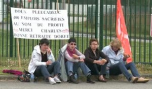 Doux-Pleucadeuc. Les salariés en action sur le site de la Vraie-Croix