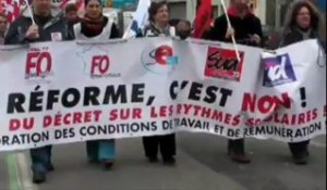 Saint-Brieuc. Rythmes scolaires : 800 manifestants