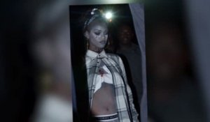 Rihanna déguisée en zombie gangster pour Halloween