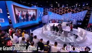 Harry Roselmack sur le plateau du Grand Journal