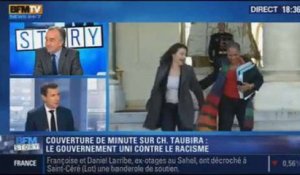 la Une sur Taubira: le gouvernement fait bloc autour de  la ministre française de la justice - 13/11