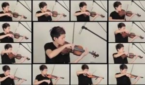 Reprise du Thème du TRONE DE FER au violon. Magique! A GAME OF THRONE theme.