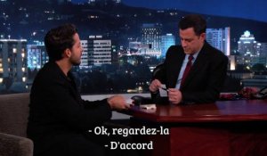 David Blaine fait un tour de carte chez Jimmy Kimmel