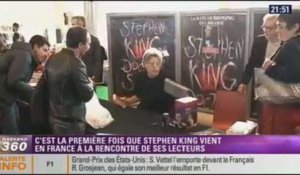 Showbiz: Stephen King à Paris: "la rock star" - 17/11