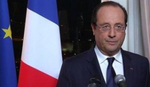 Hollande: "C'est toujours la liberté d'information qui est visée" - 18/11