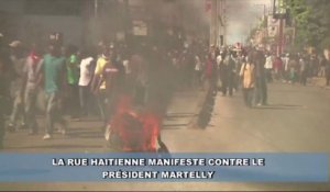 Grosse manifestation contre le président Martelly en Haïti