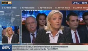 BFM Politique: L'After RMC: Marine Le Pen répond aux questions de Véronique Jacquier - 24/11