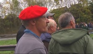 Manifestation des agriculteurs contre l'écotaxe dans le Valenciennois