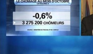 Michel Sapin salue l'inversion qui marque "le recul du chômage en France" - 28/11