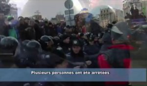 Intervention musclée de la police contre les manifs pro-UE à Kiev