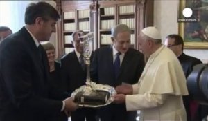 Vatican: première entrevue de Benjamin Netanyahu avec le pape François