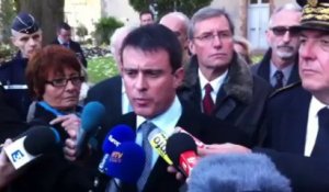 Manuel Valls à propos du braquage de la bijouterie de Sézanne