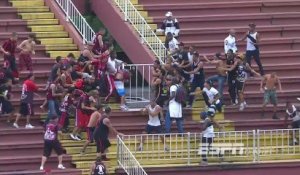 Bagarre entre supporters de foot au Brésil