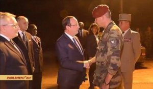 François Hollande en Centrafrique : "La mission de la Centrafrique est dangereuse mais nécessaire"
