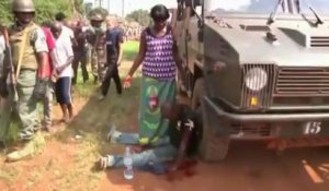 Centrafrique : les soldats français et africains empêchent un lynchage à Bangui