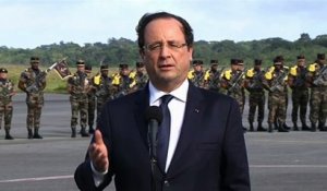 Déclaration de François Hollande lors de son arrivée en Guyane