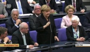 Allemagne : Angela Merkel réélue chancelière