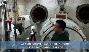 La première conversation de Kirobo le robot dans l'espace