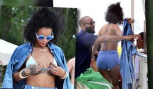 Rihanna en bikini à la Barbade