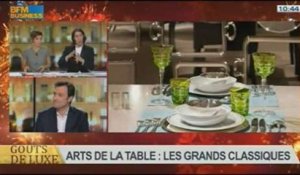 Les meilleurs des arts de la table, dans Goûts de luxe Paris - 29/12 4/8