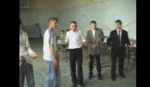 Weird russian school disco