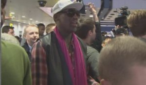 Dennis Rodman de nouveau en Corée du Nord pour une visite à son "ami" Kim Jong-Un