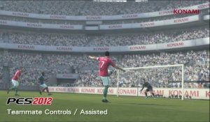 Pro Evolution Soccer 2012 - Gameplay : Teammate Assisted