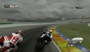 SBK 09 Superbike World Championship - De Puinet style, je comprends pas pourquoi je perds l'avant.