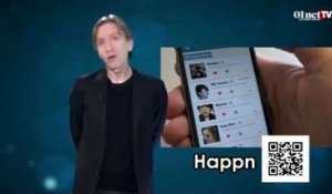 Happn : Une application ludique pour faire des rencontres - Le test de l'appli smartphone par 01netTV