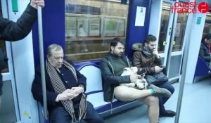 Journée sans pantalon dans le métro de Madrid