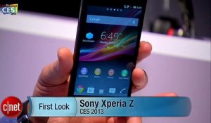 CES 2013 : Sony Xperia Z