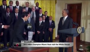 Barack Obama chambre Mario Chalmers