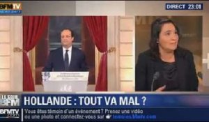 Le Soir BFM: François Hollande: est-ce que tout va mal ? - 15/01 2/4