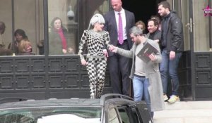 Lady Gaga à Paris avec Azzedine Alaia