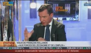 Emission spéciale: Analyse des vœux de François Hollande aux acteurs de l'économie et de l'emploi  - 21/01 1/3