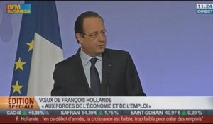 Emission spéciale: Les voeux de François Hollande aux acteurs de l'économie et de l'emploi - 21/01