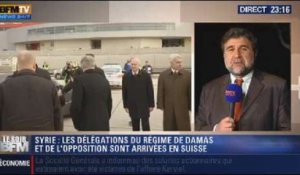 Le Soir BFM: Conflit en Syrie: La conférence de Genève II - 21/01 3/4