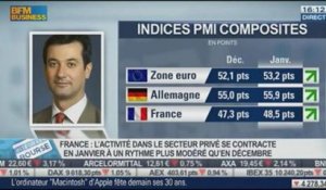 Analyse de la tendance en zone euro et des PMI: Gilles Moec, dans Intégrale Bourse  23/01