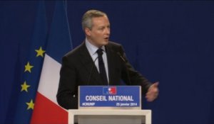 Conseil National - Discours de Bruno Le Maire