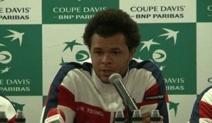 Coupe Davis - Tsonga : "Très fier de pouvoir jouer ici"