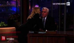 Heidi Klum embrasse un présentateur américain sur la bouche