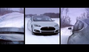 La Tesla S à l'épreuve du froid