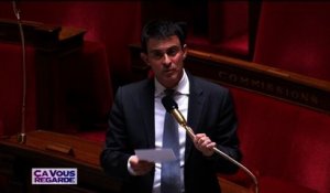 Sécurité : Valls défend son bilan à l'Assemblée