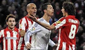 Liga : Bagarre entre Crisriano Ronaldo et des joueurs de l'Athletic Bilbao