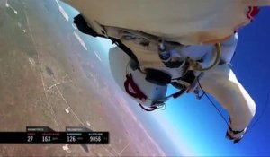 Le saut de Felix Baumgartner en caméras embarquées