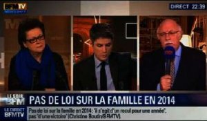 Le Soir BFM: Pourquoi le gouvernement recule-t-il sur le projet de loi famille ? - 03/02 1/5