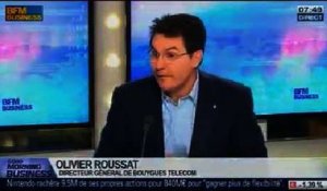 Télécoms: "les consommateurs veulent le choix et la transparence", Olivier Roussat, dans GMB - 04/02